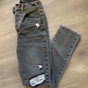 Volcom women’s jeans with distressing